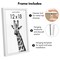 Americanflat Gallery-Style Picture Frame - Ideal Frame for Gallery Wall Display - Showcase Artwork, Prints, and Photos - Shatter Resistant Glass - Hanging Hardware with Drywall Anchor